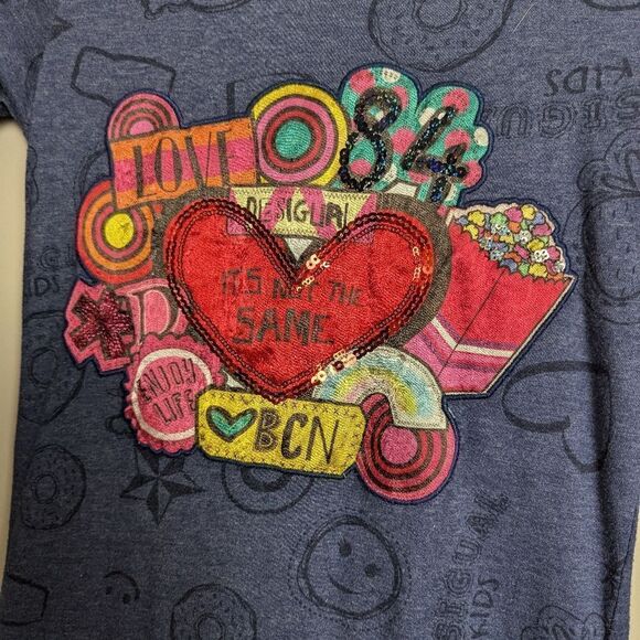 Desigual girls long sleeve dress Argel, tutu style bottom size 11/12 - Picture 3 of 6